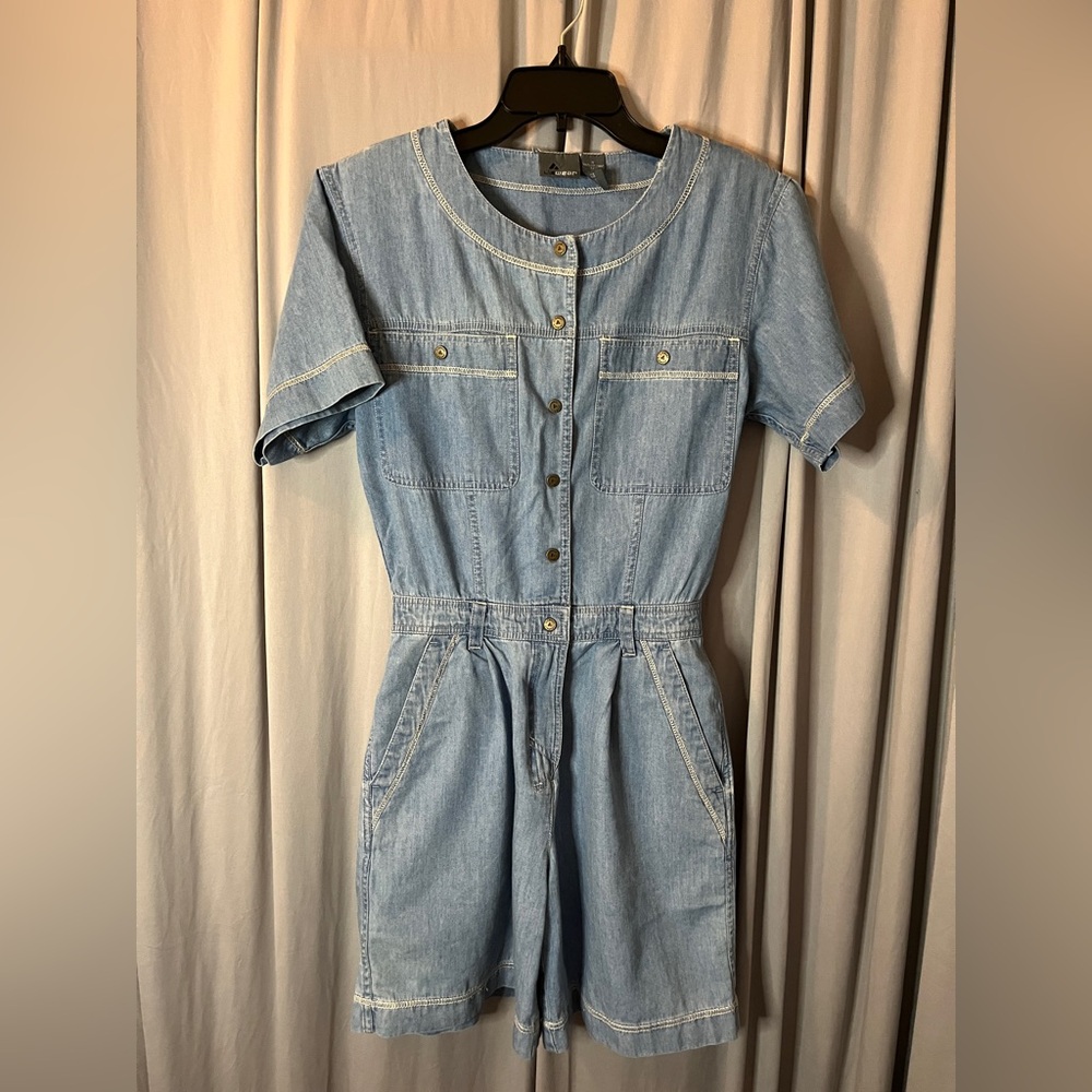 Vintage Lizwear Lightweight Blue Jean Romper